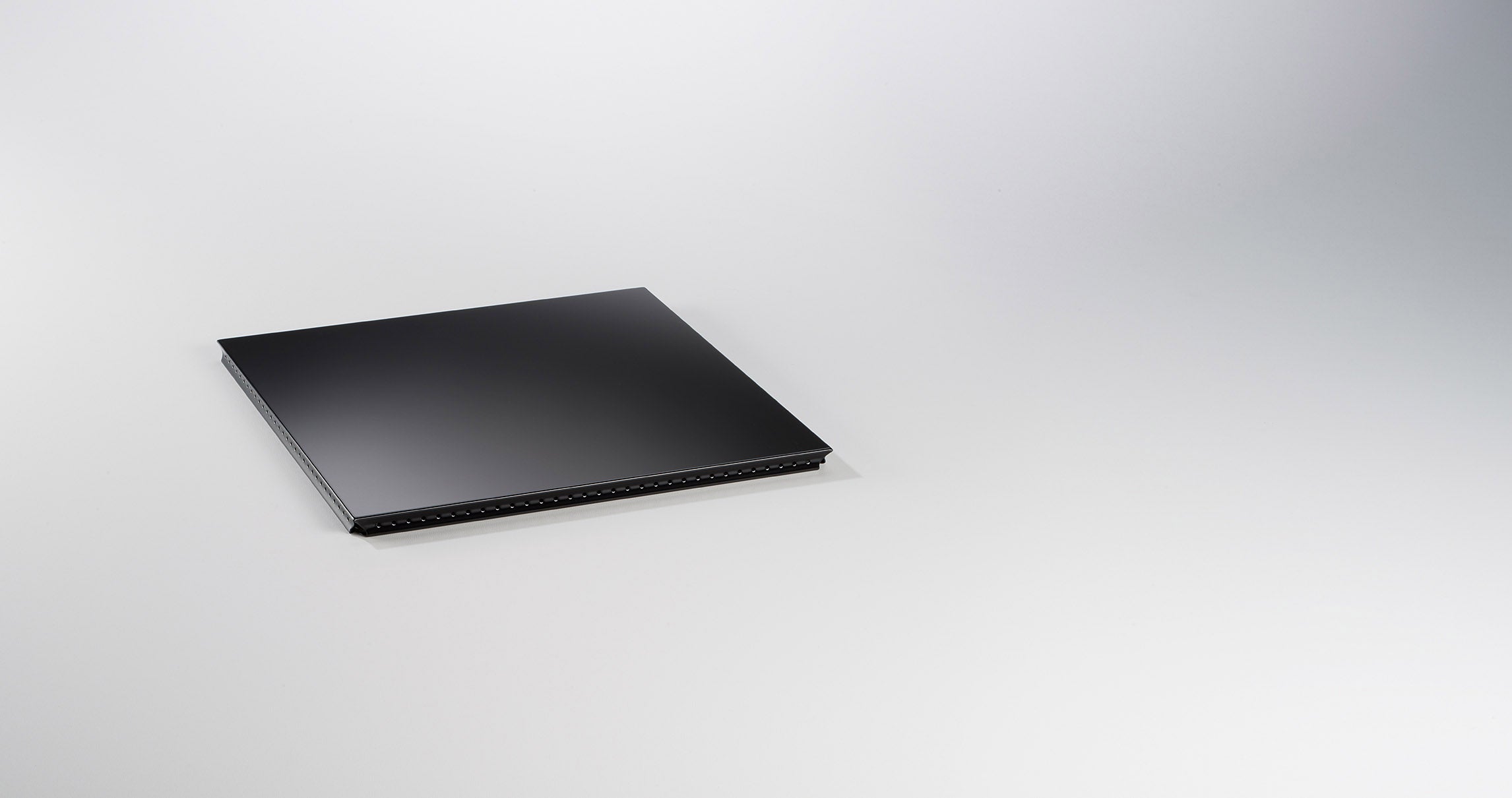 Metallelement Außentablar für USM Haller 350x350 RAL 9011 Graphitschwarz