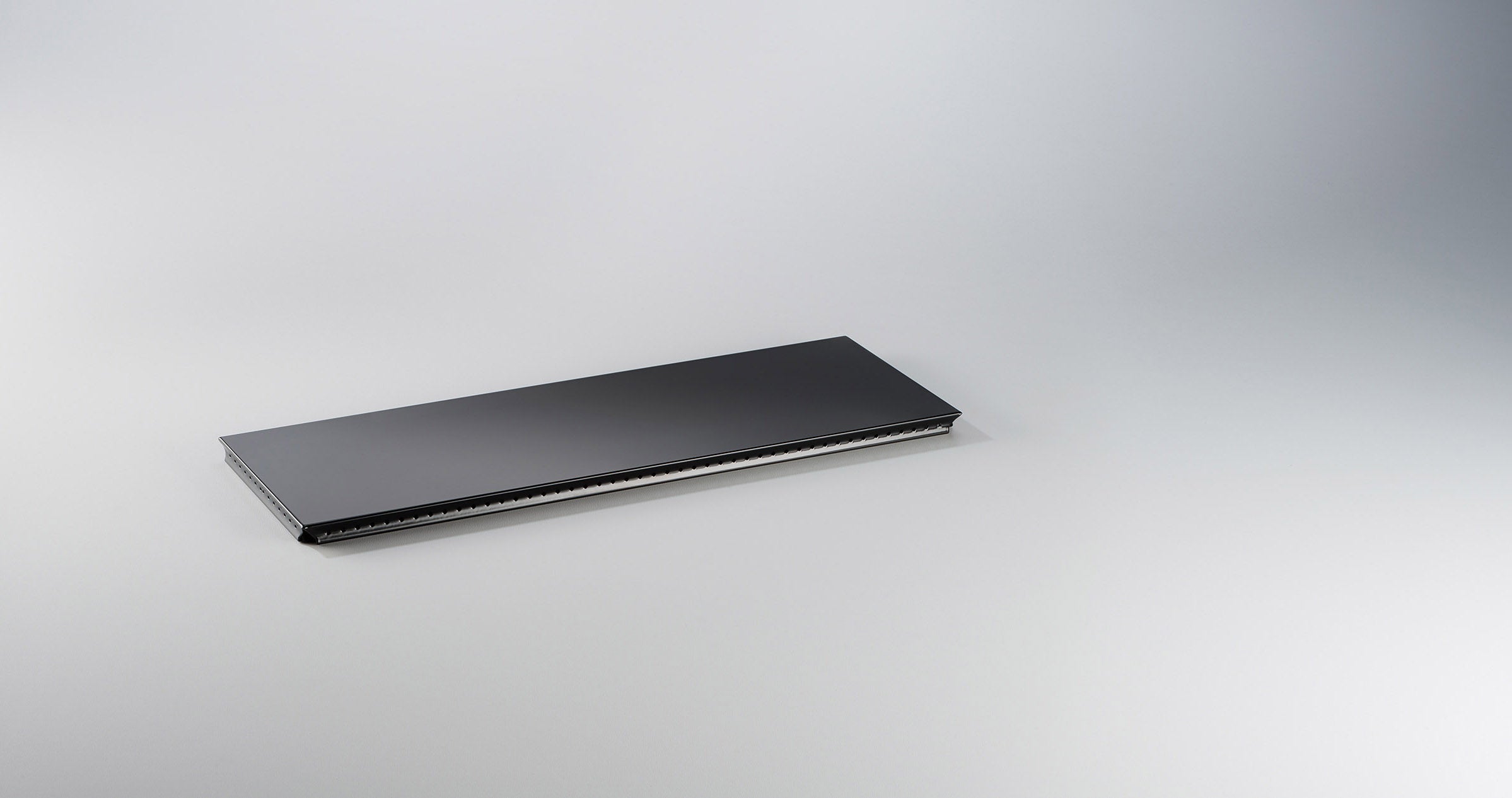 Metallelement Außentablar für USM Haller 500x175 RAL 9011 Graphitschwarz
