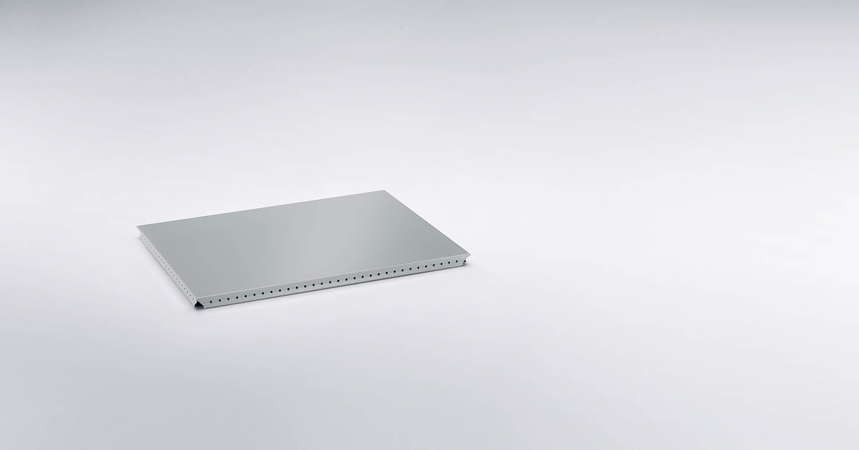 Metallelement Außentablar für USM Haller 350x250 RAL 7005 Mittelgrau