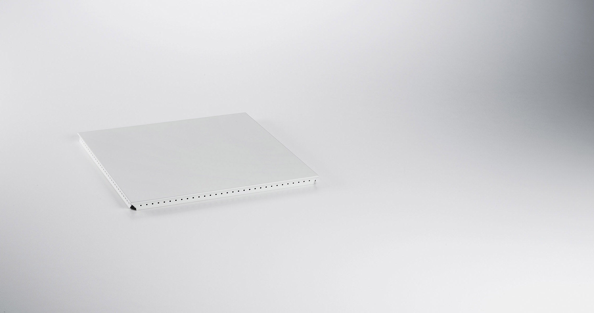 Metallelement Außentablar für USM Haller 350x350 RAL 9010 Reinweiß