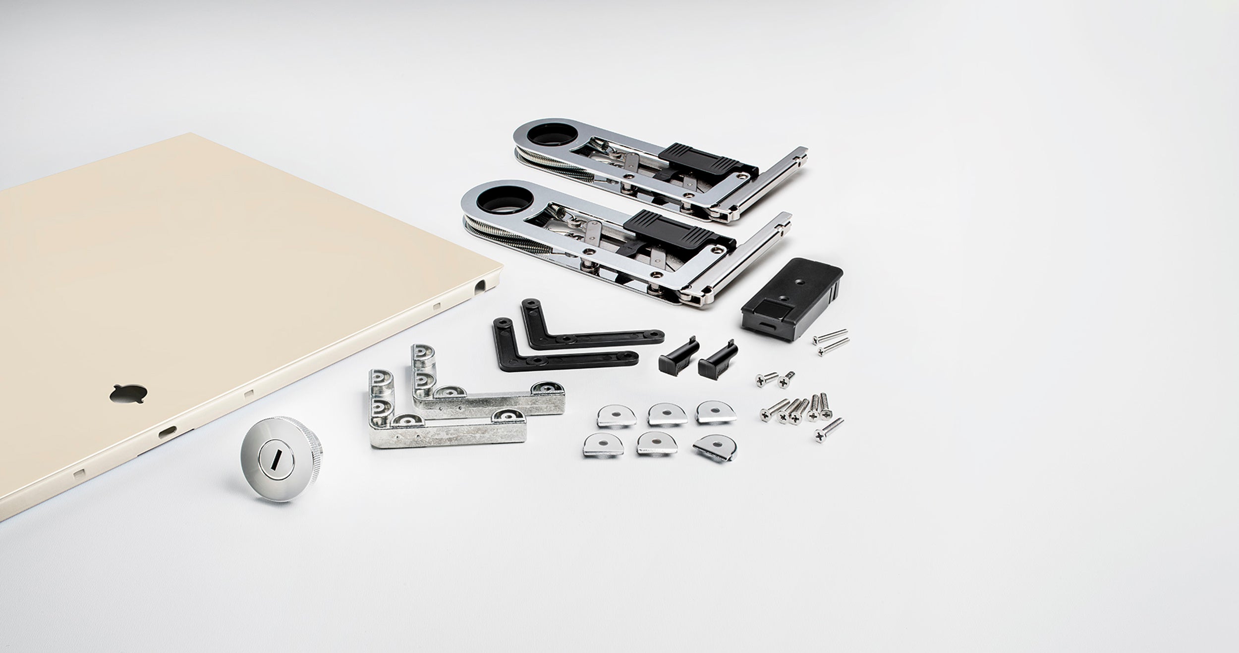 Metallelement Soft-Close Komplettset Klapptür für USM Haller Canvas