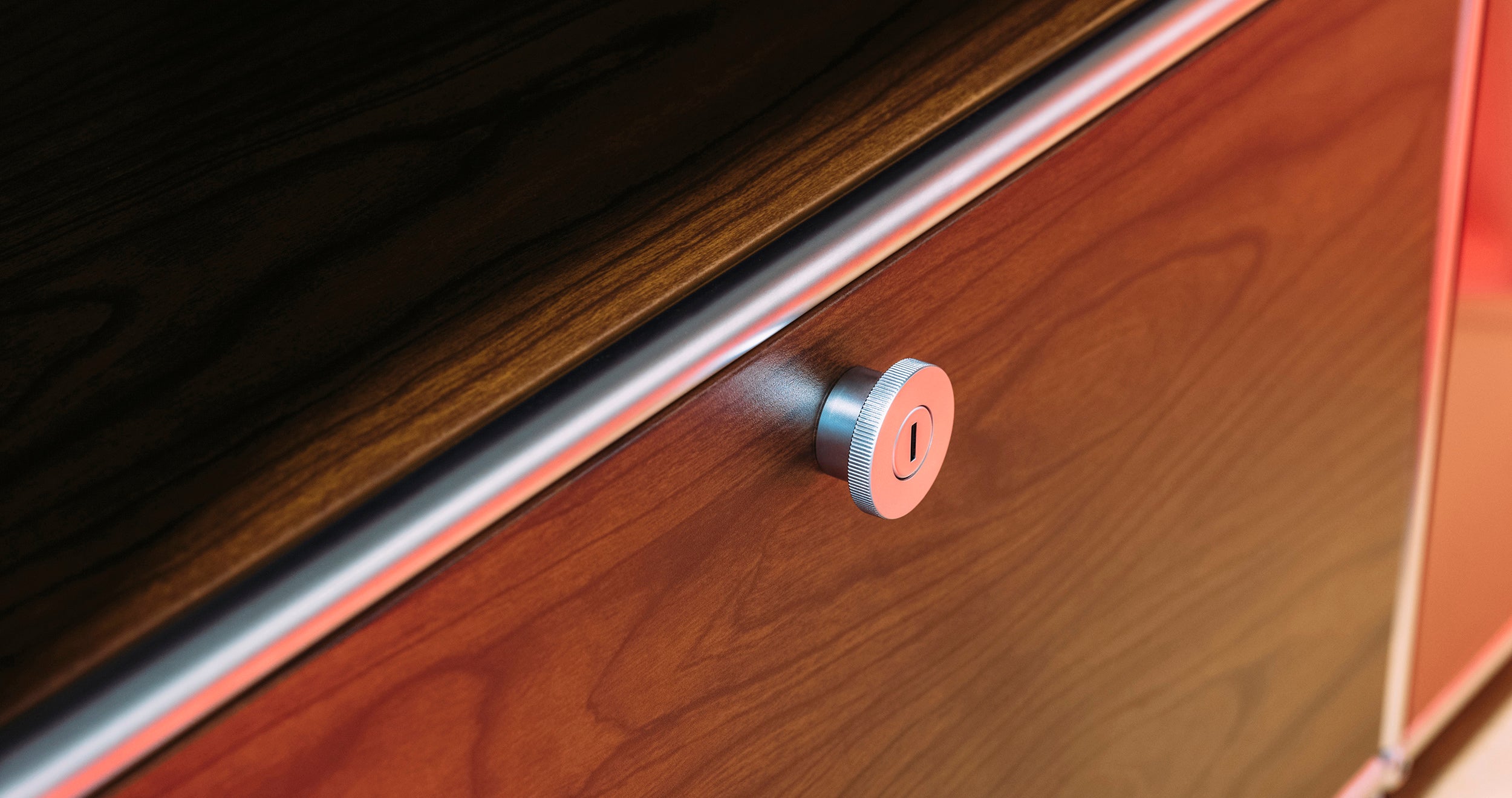 SYSTEM 01 Schlossgriff Round shiny ohne Schlüssel