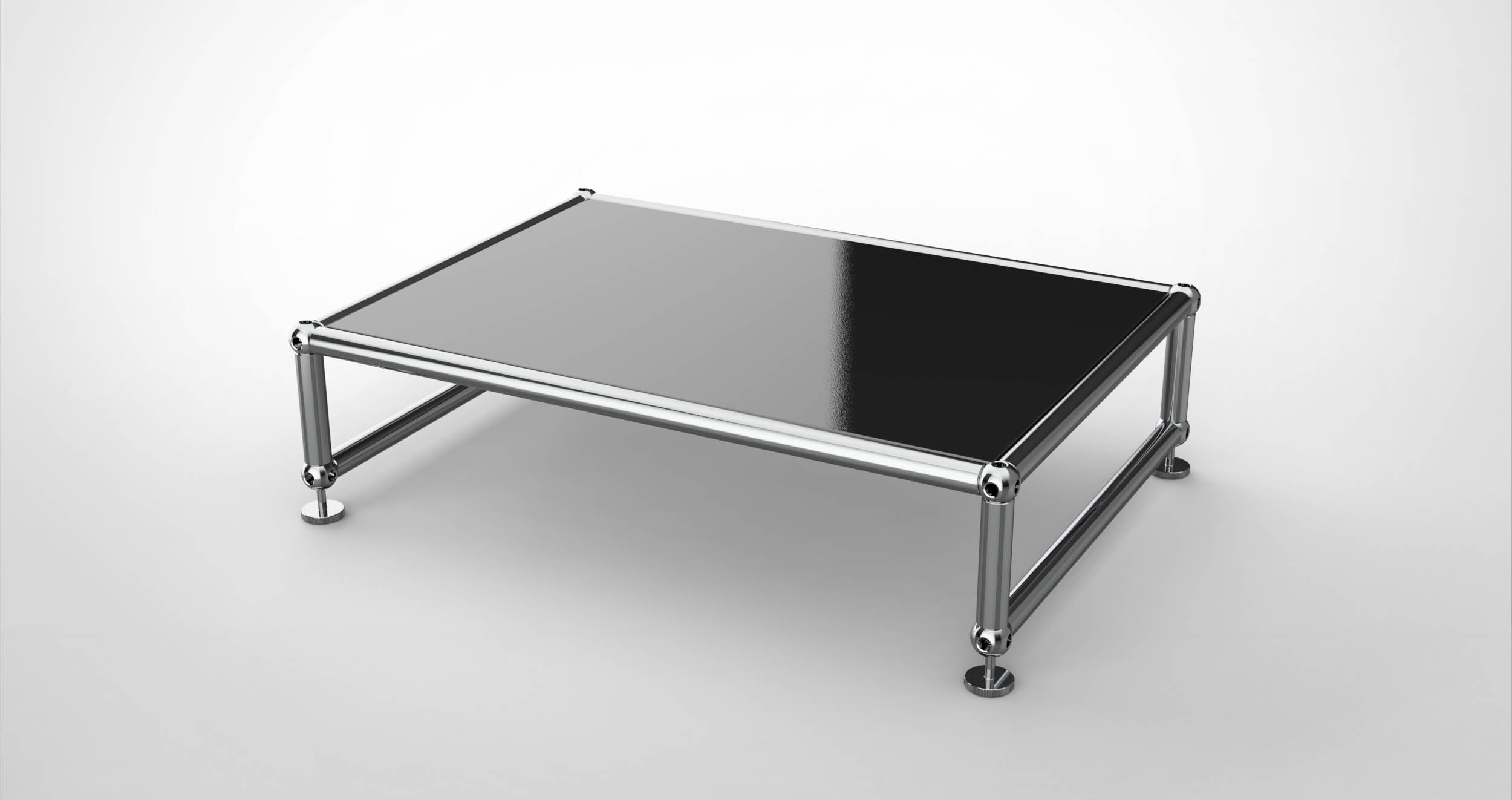 SYSTEM 01 Classic Serviertablett, RAL 9011 Graphitschwarz