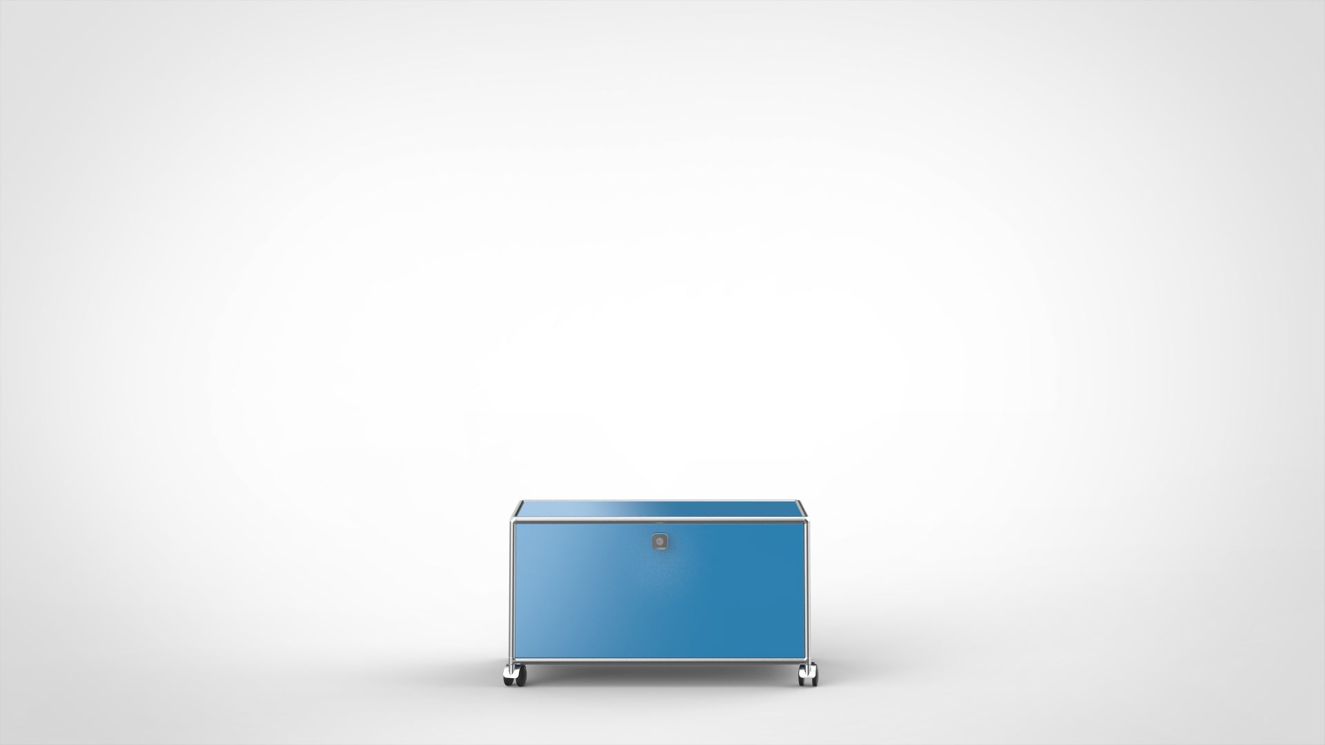 SYSTEM 01 Urban Lowboard auf Rollen, LINE 1902 Bluestone