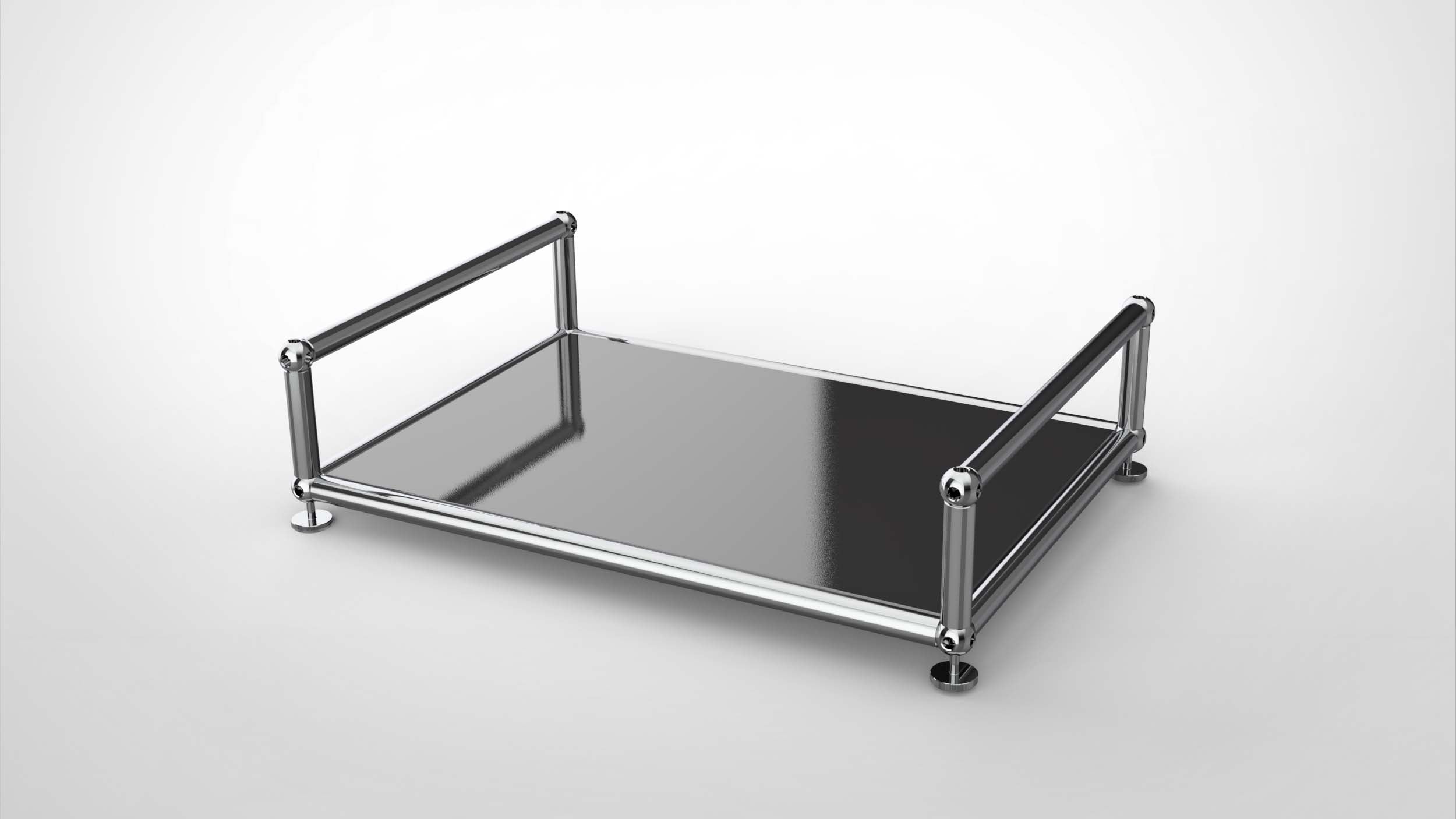 SYSTEM 01 Classic Serviertablett, RAL 7016 Anthrazitgrau