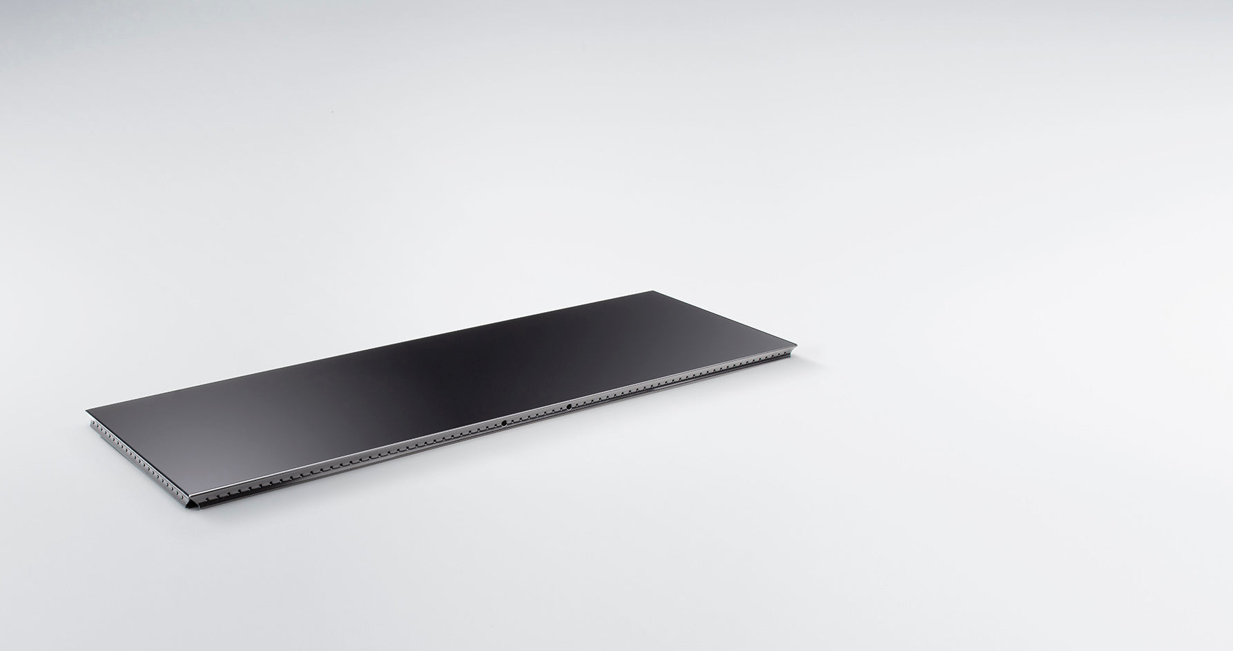 Metallelement Außentablar für USM Haller 750x250 RAL 9011 Graphitschwarz