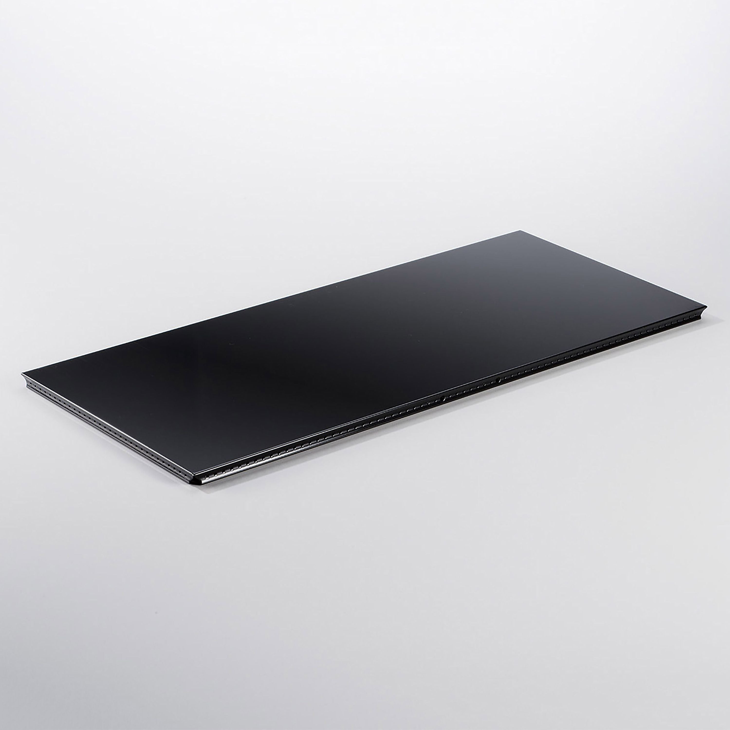 SYSTEM 01 Außentablar RAL 9011 Graphitschwarz