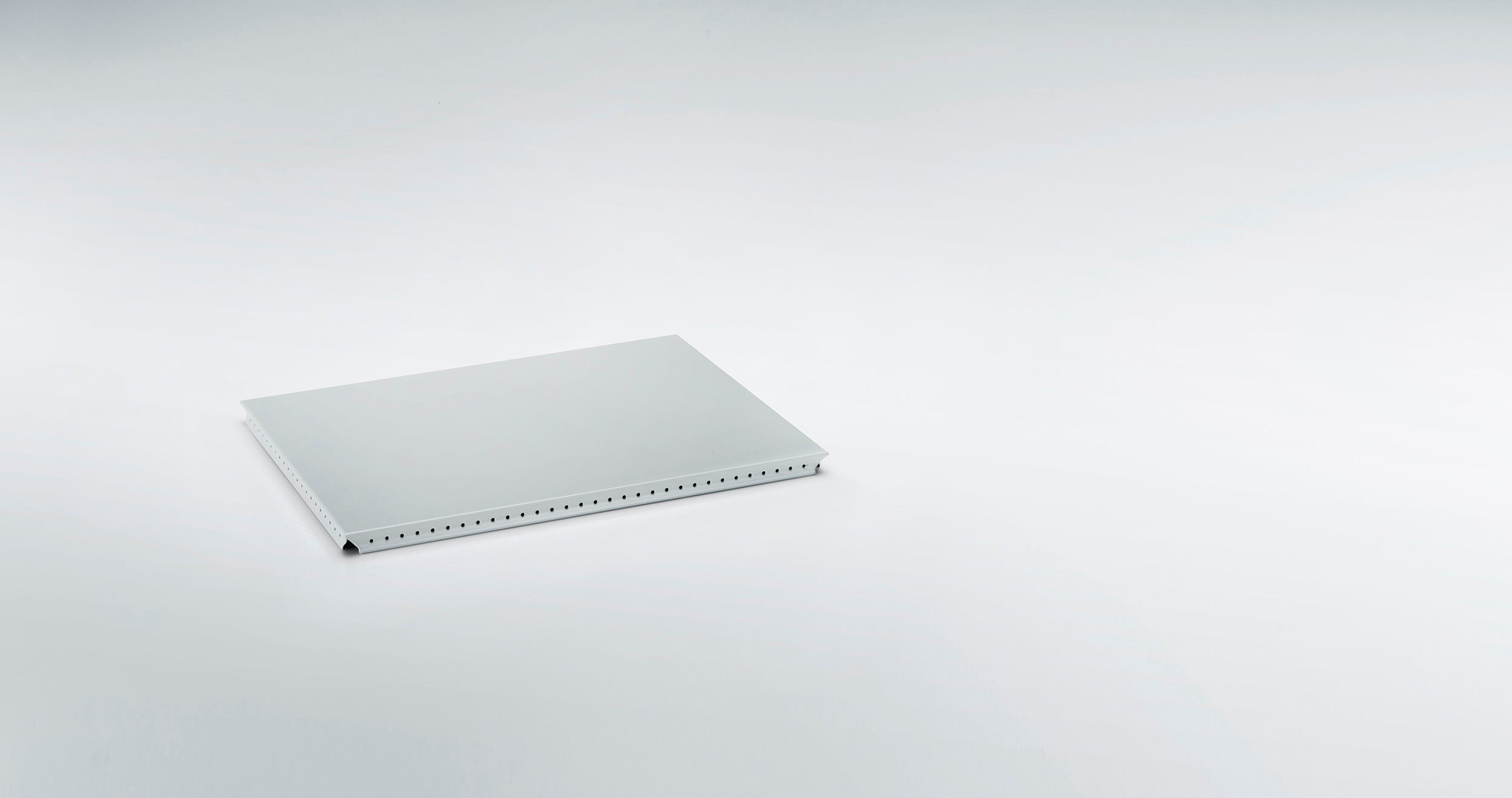 Metallelement Außentablar für USM Haller 350x250 RAL 7035 Lichtgrau