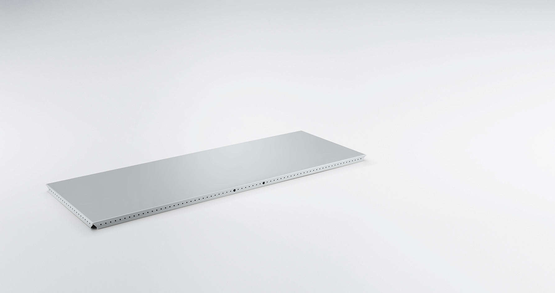 Metallelement Außentablar für USM Haller 750x250 RAL 7035 Lichtgrau