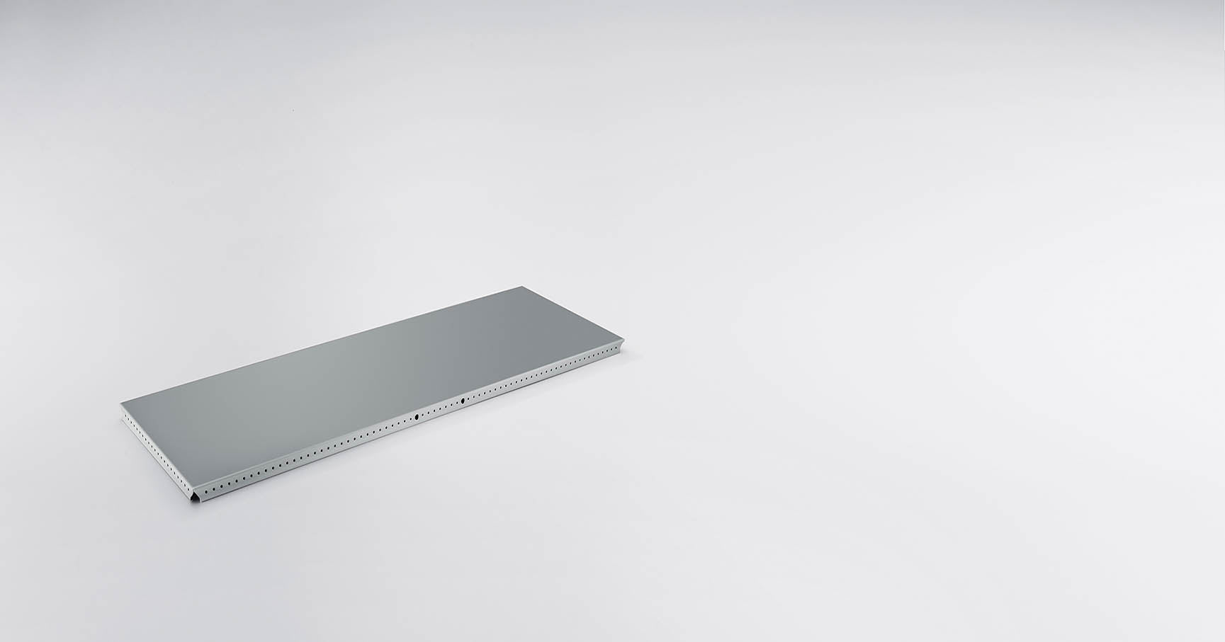 SYSTEM 01 Außentablar RAL 7005 Mittelgrau