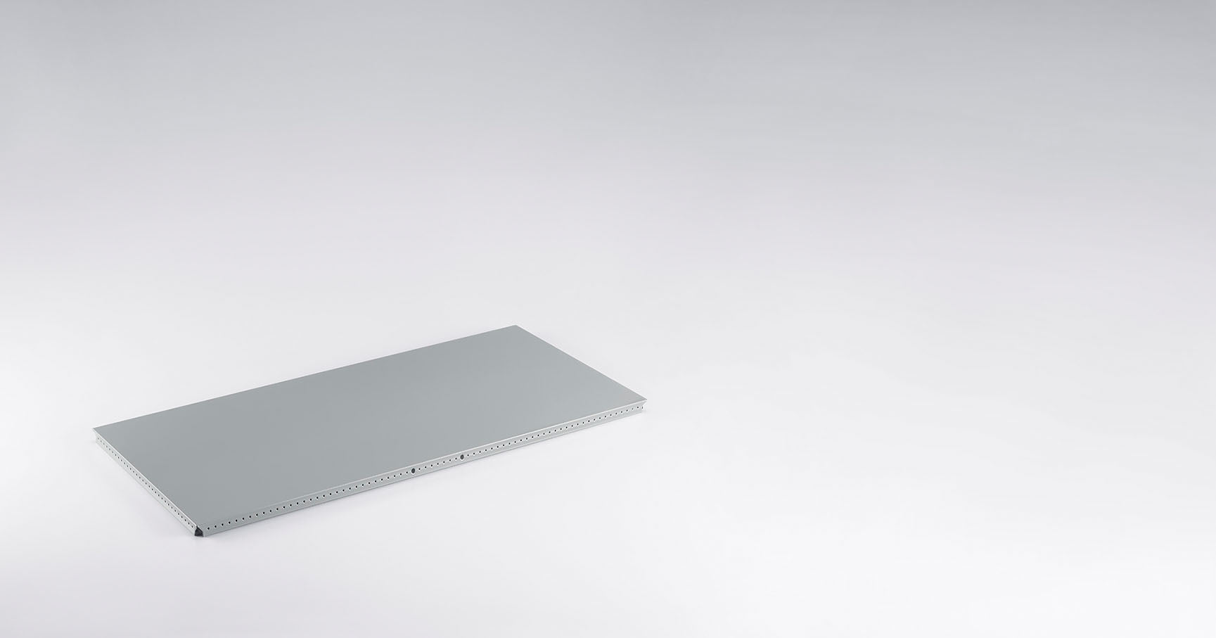 Metallelement Außentablar für USM Haller 750x350 RAL 7005 Mittelgrau