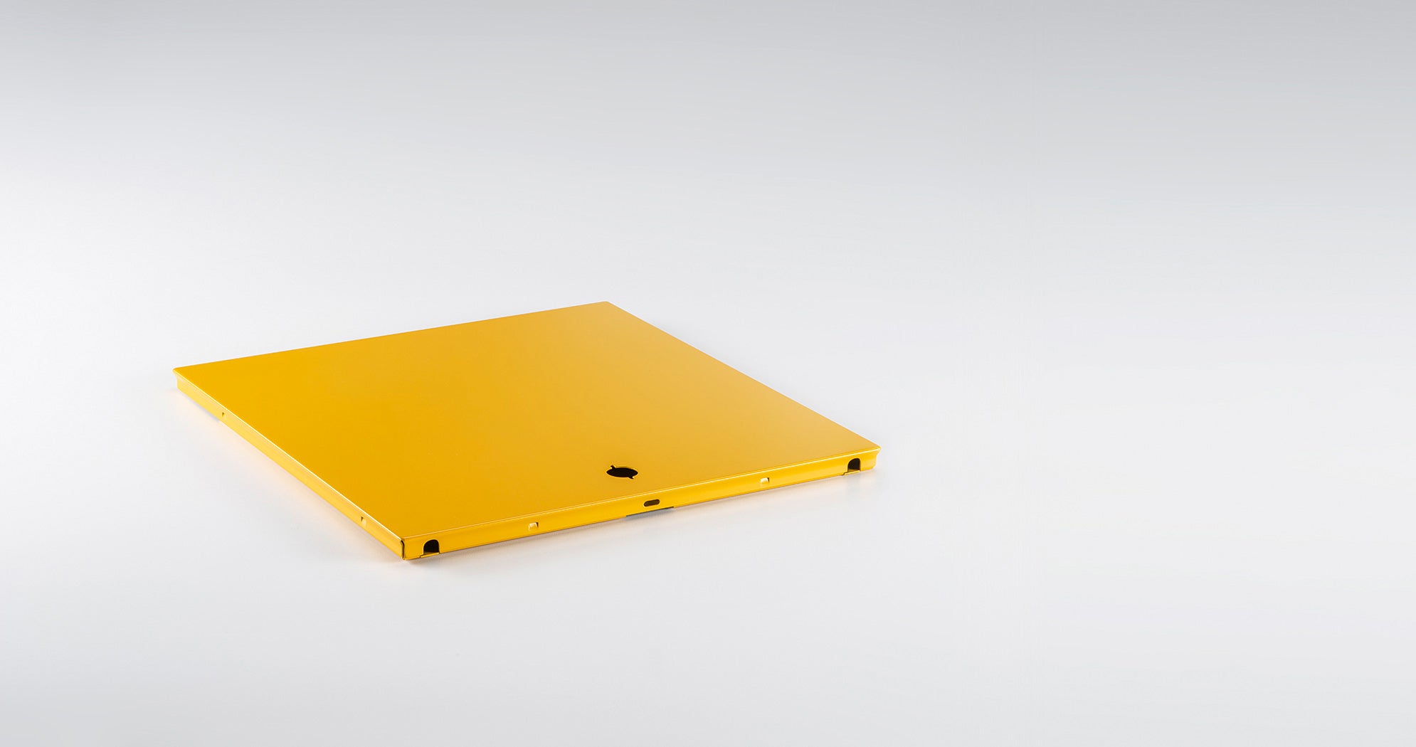 Komplettset Soft-Close Klapptür für USM Haller 350x350 RAL 1004 Goldgelb