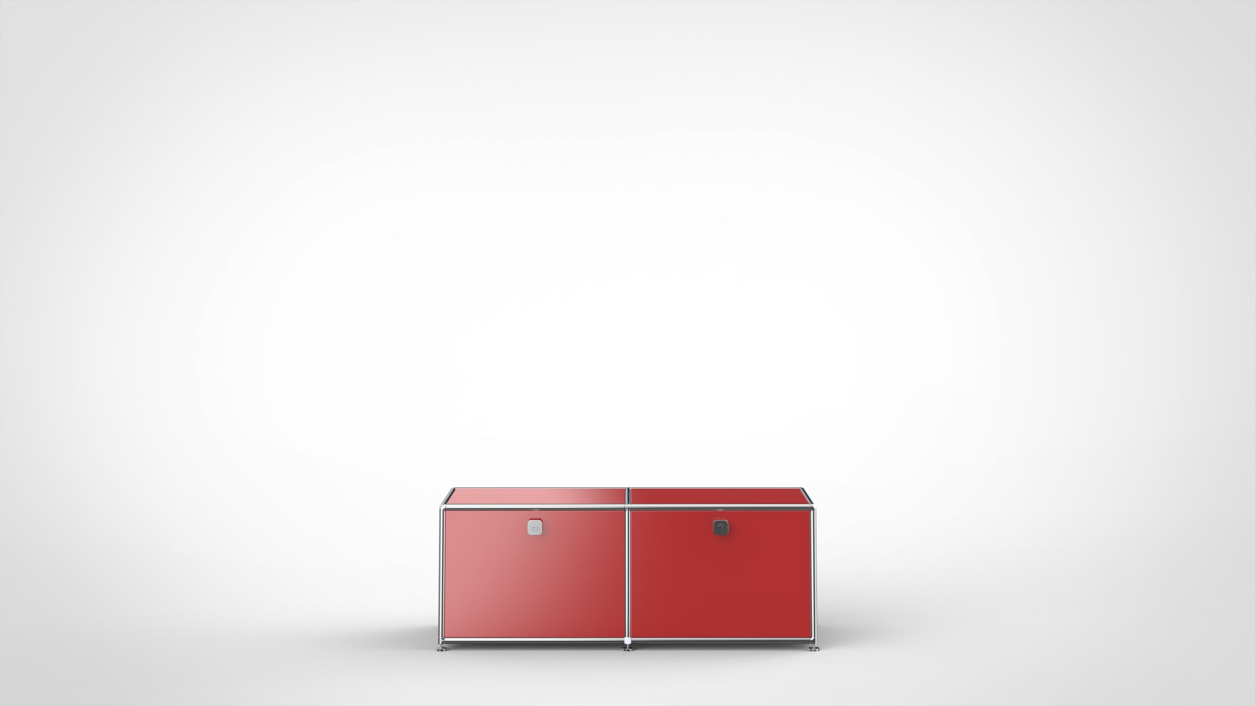 SYSTEM 01 Urban Lowboard, RAL 3003 Rubinrot, Glänzend