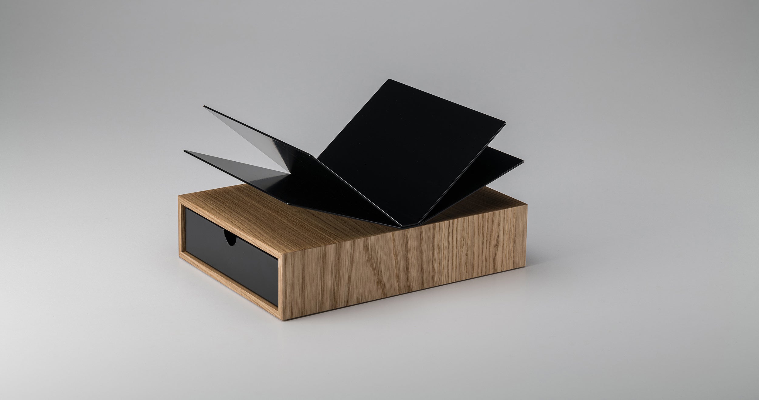 konektra Bookstand Set 3 Graphitschwarz