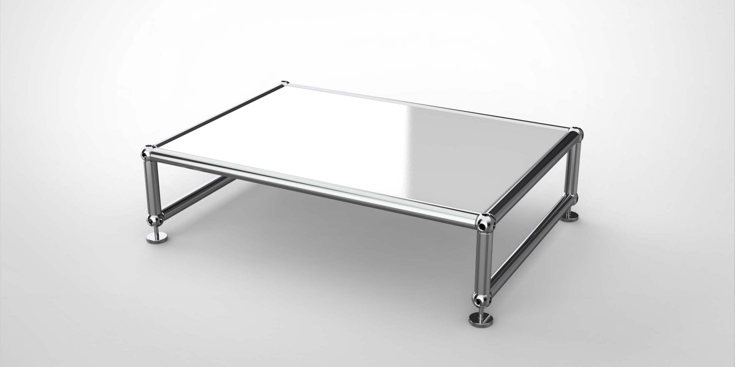 SYSTEM 01 Classic Serviertablett, RAL 9011 Reinweiß