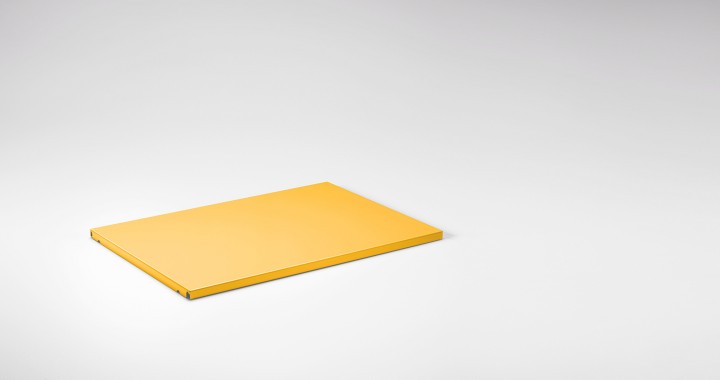 konektra Divider shelf for USM Haller Golden yellow