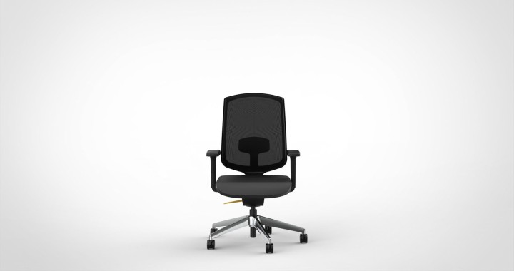 KENO Office Chaise, noir
