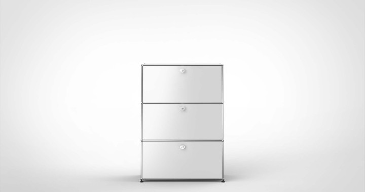 SYSTEM 01 Classic Highboard with Drop-down doors